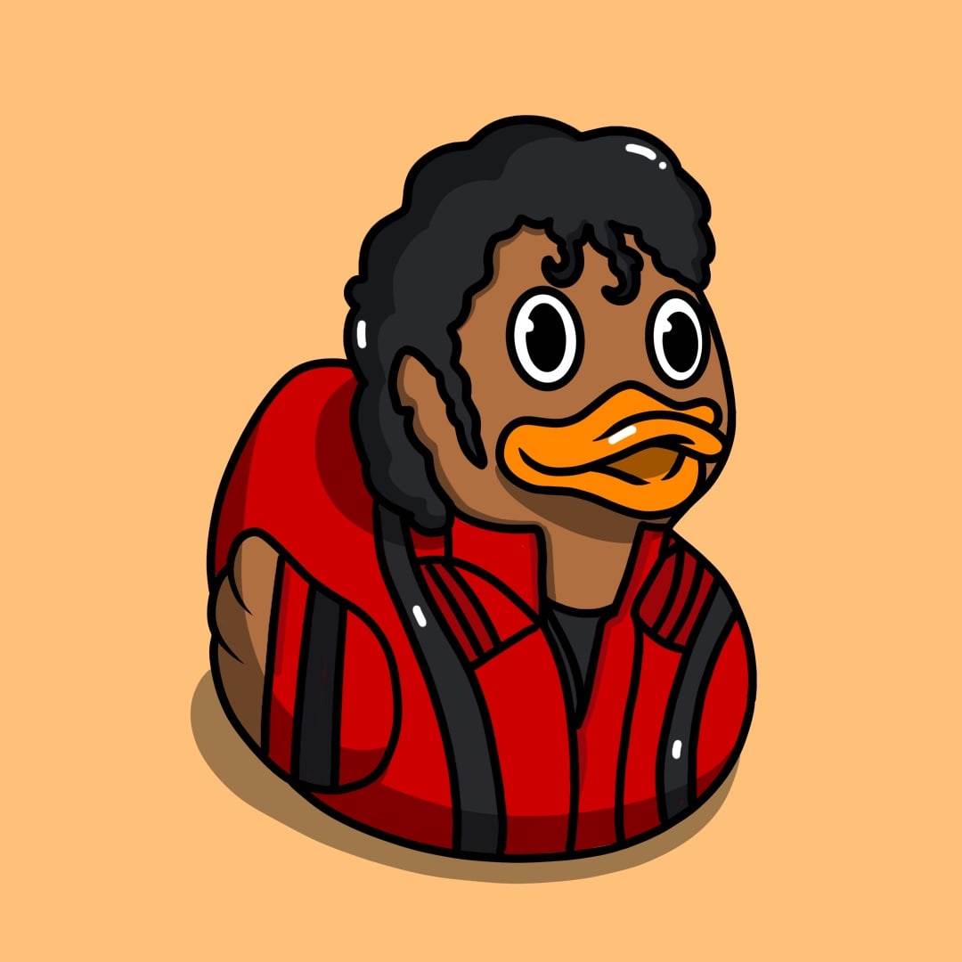Illustration · Duck Michael jackson