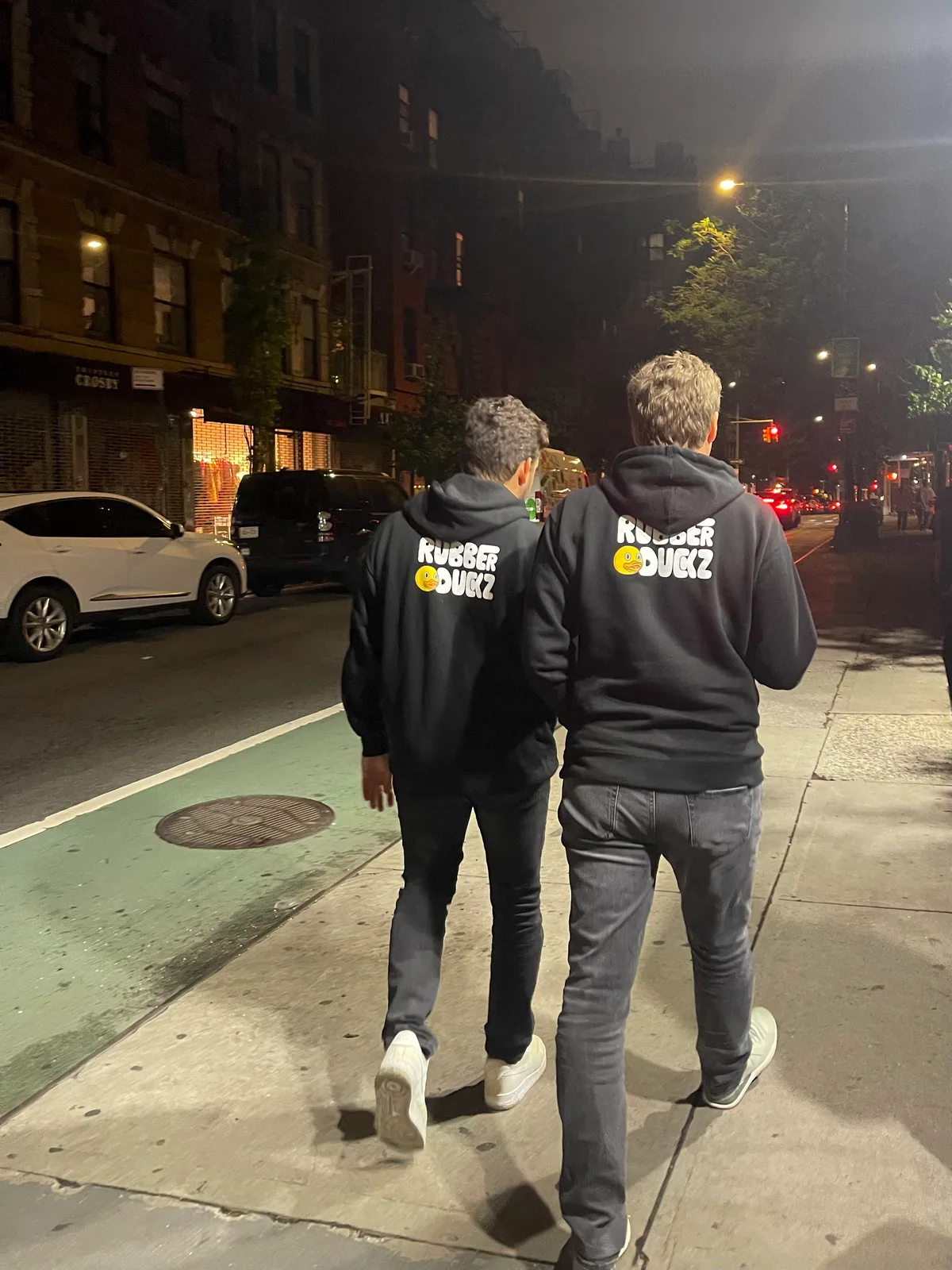 The flock on a night out