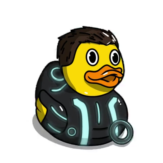 Original Duck drawing process