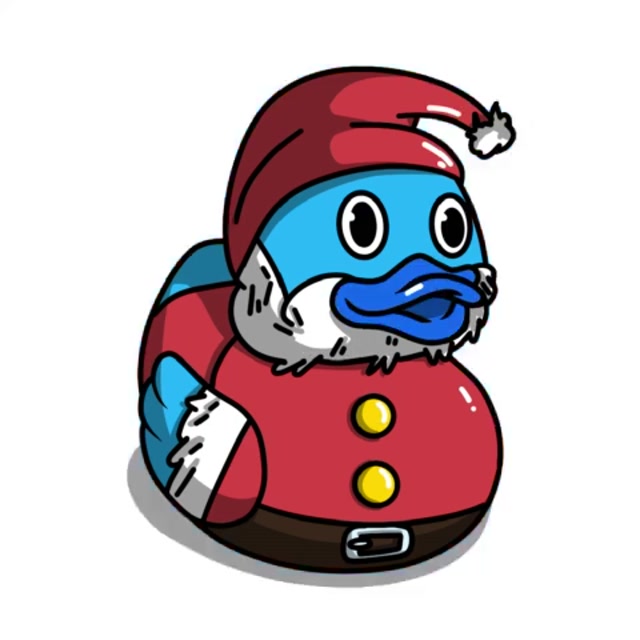 Santa Pitufo · completed drawing